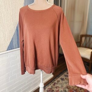 Universal Thread 100% Cotton Brown Soft Crewneck Sweater